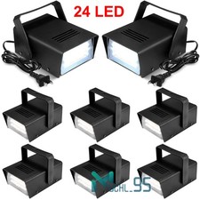 24 LED Beads Lights DJ Disco Party Stage Light Laser Projector LED Show Lighting