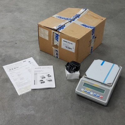 Kern 572-45 Precision Balance, 12,000g Max, 0.05g Readability - NEW