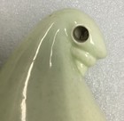 RARE Vintage Handmade Ceramic Green Color Dove Bird — photo 4