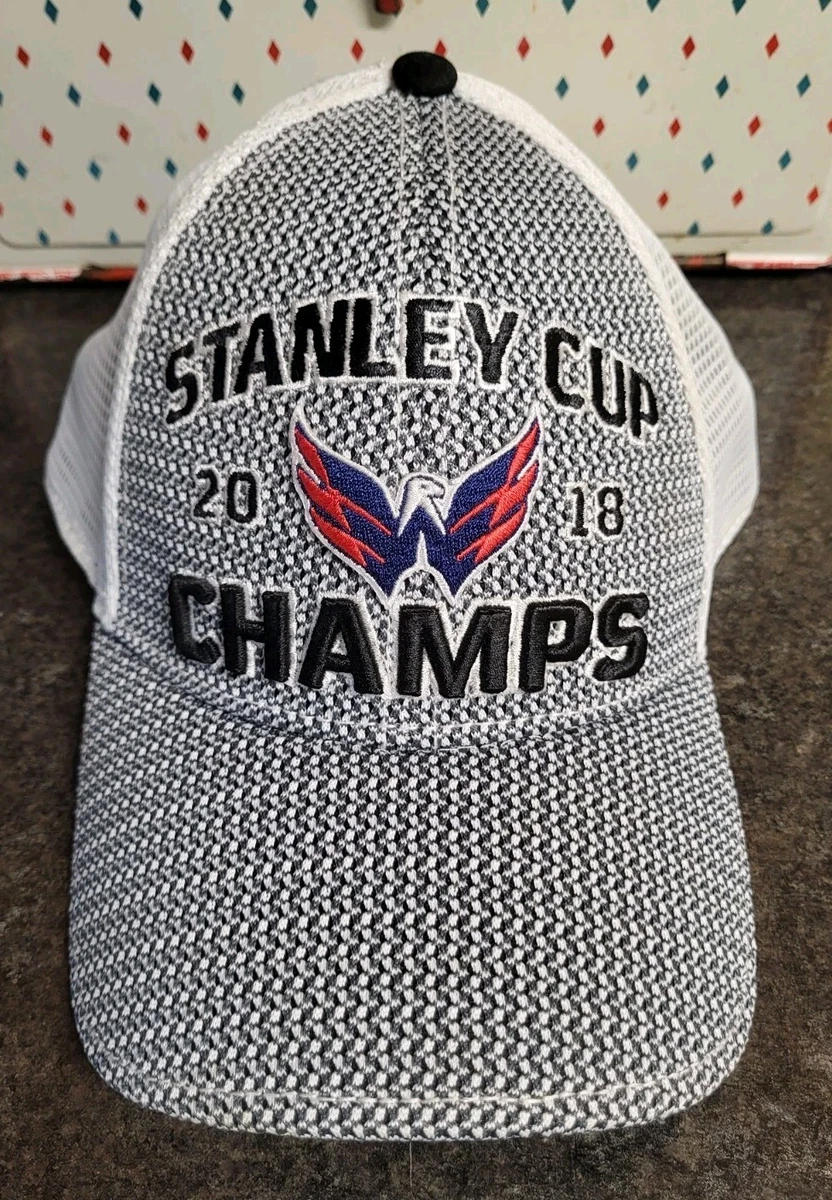 Casquette Washington Capitals Finale Coupe Stanley 2018, Réglable, Occasion En Très Bon état