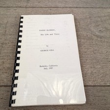 Vintage 1987 Rabbi Eliezer His Life And Times George Vida Spiral PB Berkeley