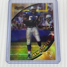 1997 Bowman's Best Refractor Ben Coates #35 New England Patriots