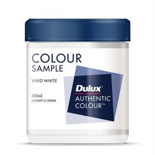 Dulux 500ml White Sample Pot