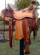 Western Leather Wade Saddle with SS Fitting + Free Tack Set | Custom Sizes