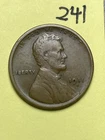 1911-S LINCOLN WHEAT CENT, rare date, "VERY FINE" condition #241