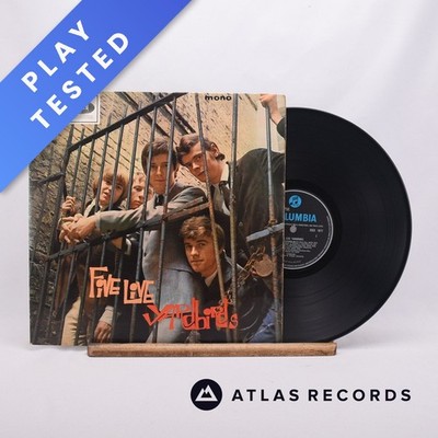 The Yardbirds Five Live Yardbirds 25-1 26-1 Mono LP Album Vinyl Record - VG+/VG+