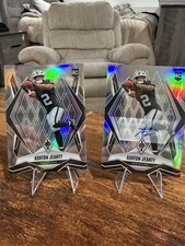 2025 Phoenix - Lotto 2 carte Ashton Jeanty - Autografo argento #/249 & Silver Holo