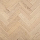 Engineered Wood Flooring Herringbone Natural Oak 10mm Thick 3mm Real 0.96m²