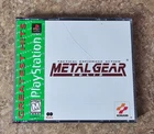 Metal Gear Solid Greatest Hits (Sony PlayStation 1, 1999) Pre-owned w/ Manual