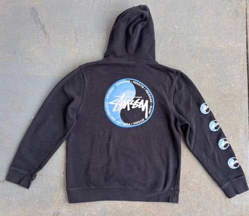 VTG 90s/y2K STUSSY Irie Reggae Surf Hoodie.made USA.large