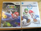 Super Mario Galaxy & Mario Kart - Nintendo Wii - CIB Complete With Manual