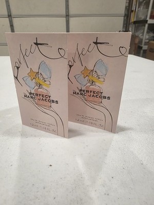 MARC JACOBS PERFECT EDP 1.2ml .04fl oz x 2 PERFUME SPRAY SAMPLES