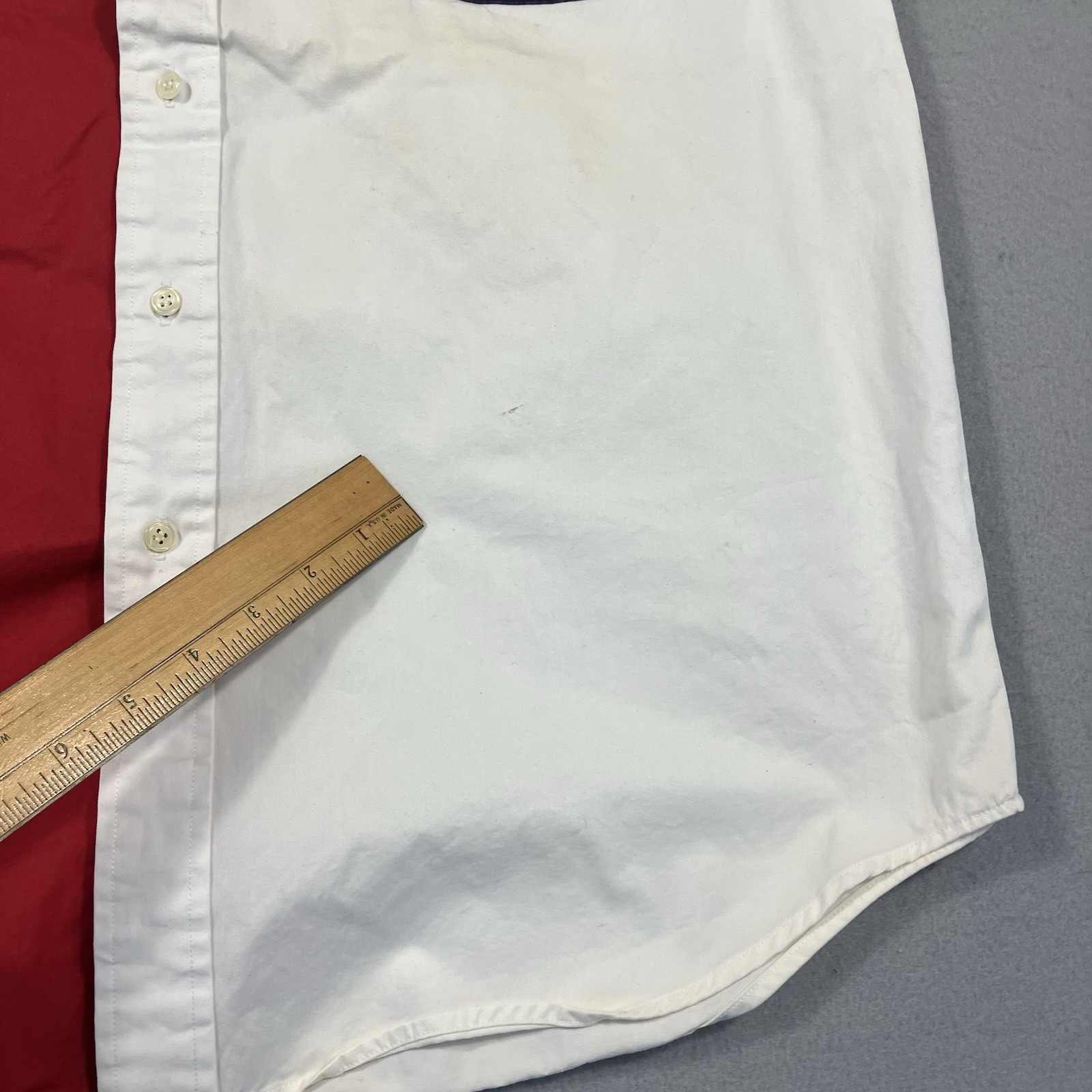 Vtg Ferrari  Challenge Button Shirt Mens L Tommy Hilfiger Embroidered Collection image 3