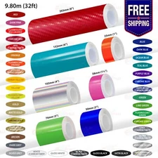 25mm to 203mm Vinyl Sticker Adhesive TAPE Pin Stripe Car Truck Motorcycle Decals