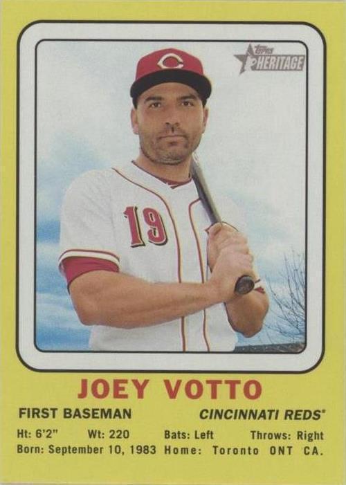 2018 Topps Heritage - Joey Votto #69CC-JV - 1 of 1