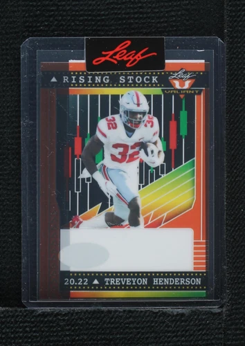 2022 Leaf Valiant Treveyon Henderson #RS-TH2