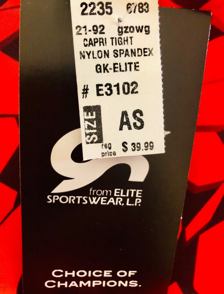 GK Elite MALLAS CAPRI ADULTO PEQUEÑAS NARANJA DÍA EFERVESCENCIA GLO NARANJA N/S COMO NUEVAS CON ETIQUETAS Foto 4 de 4