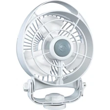 3-Speed 6" Weatherproof Waterproof Fan Marine Boat CAFRAMO Bora 24 Volt  - White