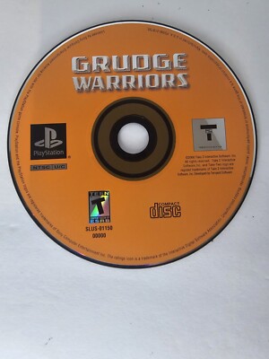 Grudge Warriors (Sony PlayStation 1, 2000) PS1 Disk Only T2 Take 2 Interactive