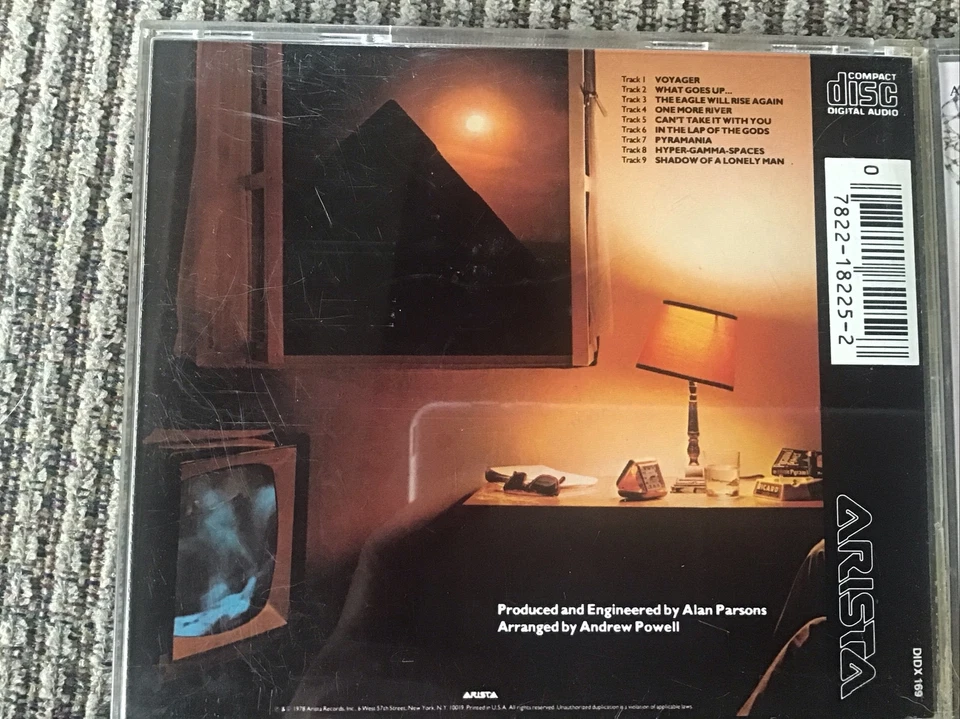 THE ALAN PARSONS PROJECT 3-CD LOT: PYRAMID 1978 EVE 1979 STEREOTOMY 1984 - Imagem 3 de 4