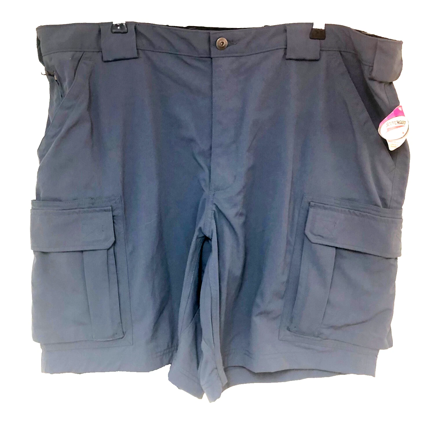 NWT Duluth Cargo Shorts Men 2XL Dark Gray Nylon Hiking Fish Camp Performance