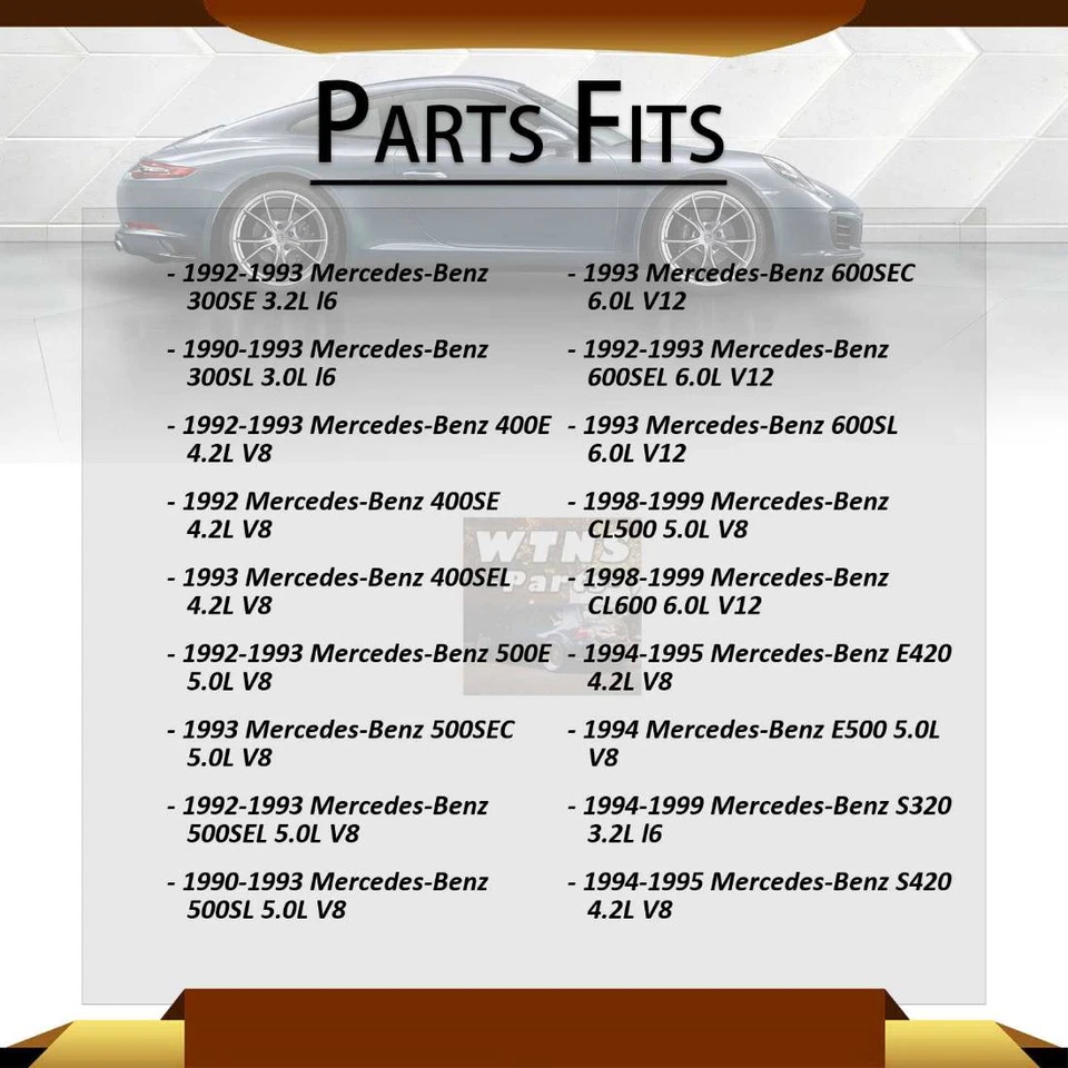 2x Soportes de motor delanteros para Mercedes-Benz S420 1994-1995 4,2 L Foto 2 de 4