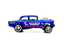 5x PACK Gasser Wheels Chrome Advan V2 11/13mm Size W/ Rubber Tires for 1/64 HW