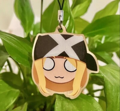 Guilty Gear Strive Double Sided Wooden Keychain Of Axl Low