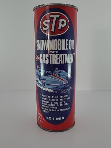 1972 STP Snowmobile Oil Can Bank. English and French. Very Good Condition.   - Picture 1 of 5