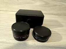 Imado Aux. Telephoto Wide Angle Lens w/ Case Gently Used Great Price