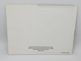 Nintendo NES - The Bugs Bunny Birthday Blowout Instruction Manual ONLY