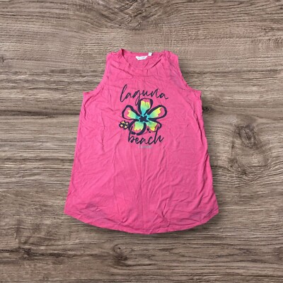 Camp David Womens Laguna Beach Sleeveless Tank Top M Pink