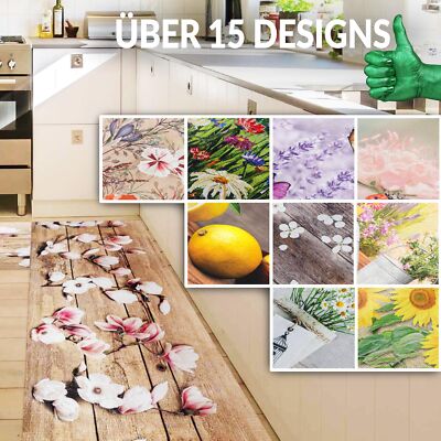 abwaschbarer Teppich Läufer Küchenläufer Küchenteppich Küche Flur waschbar 52cm