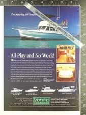 1999 ADVERTISEMENT ADVERTISING AD for Mainship 390 Trawler boat yacht 2000 2001