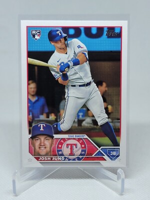 2023 Topps Series 2 Josh Jung Flagship Rookie RC #529 Texas Rangers E7D