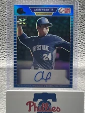 2021 Leaf Pro Set Blue  Refractor 17/35 Andrew Painter RC AUTO Phillies