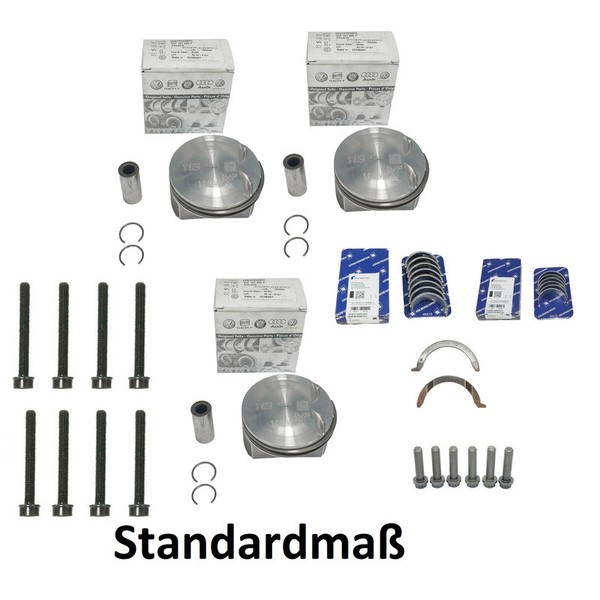 3Xkolben Std+Lager Set FüR VW Up Ecofuel Seat Mii Skod Citigo 1.0 CNG CPG 04C107-image
