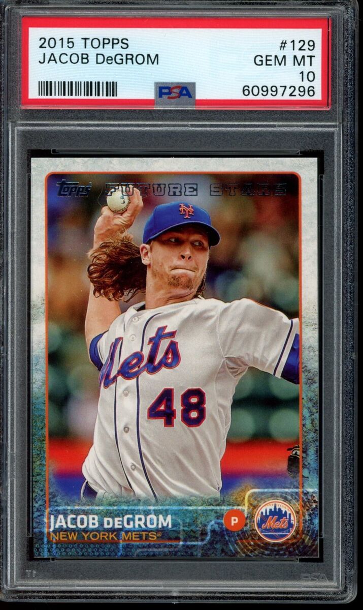 2015 Topps Series 1 #129 Jacob DeGrom PSA 10 Gem Mint Card