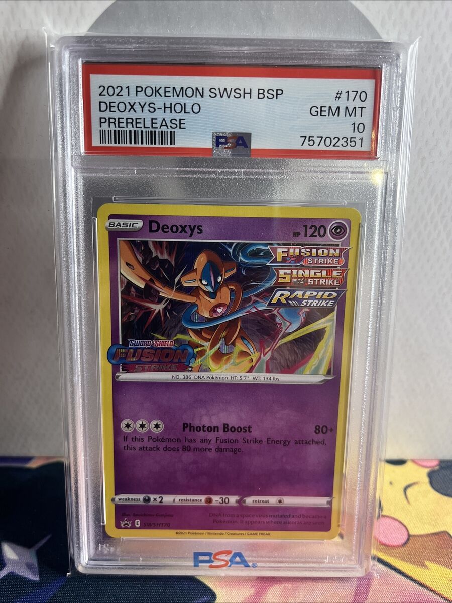 Deoxys SWSH 170 Fusion Strike Promo 