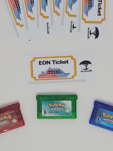 Eon Ticket For Pokemon Ruby Sapphire Pokemon Emerald Nintendo E 