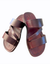 Rubber Double Strap Jesus Sandals By Imperial Hawaii for Women Men and Teens (Womens Size 8, Black