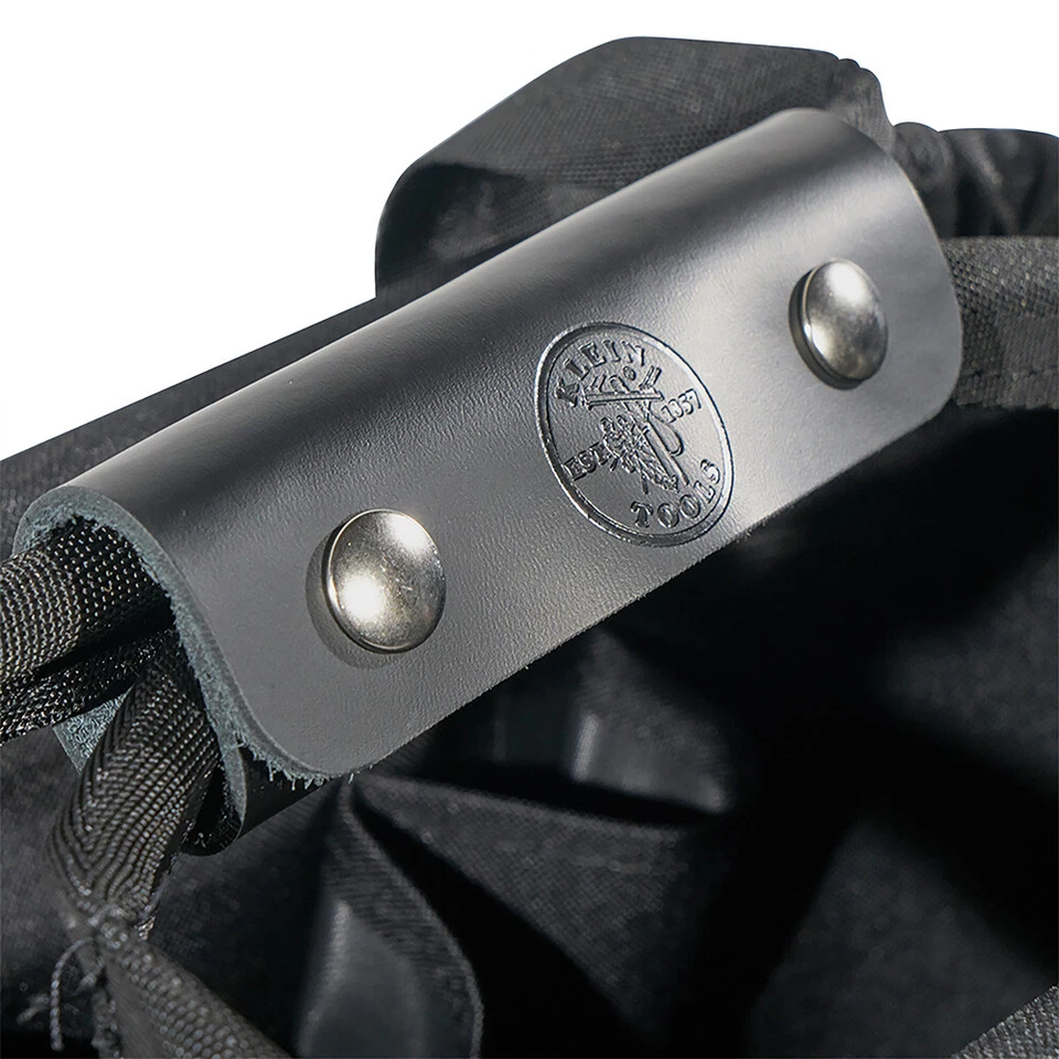 Klein Tools 58890 Polyester 17-Pocket Tool Tote with Shoulder Strap - Image 3 of 4