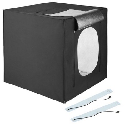 Square Perfect 31'' Large LED Light Box Photo Tent  Studio Shooting w/ 4 Colors