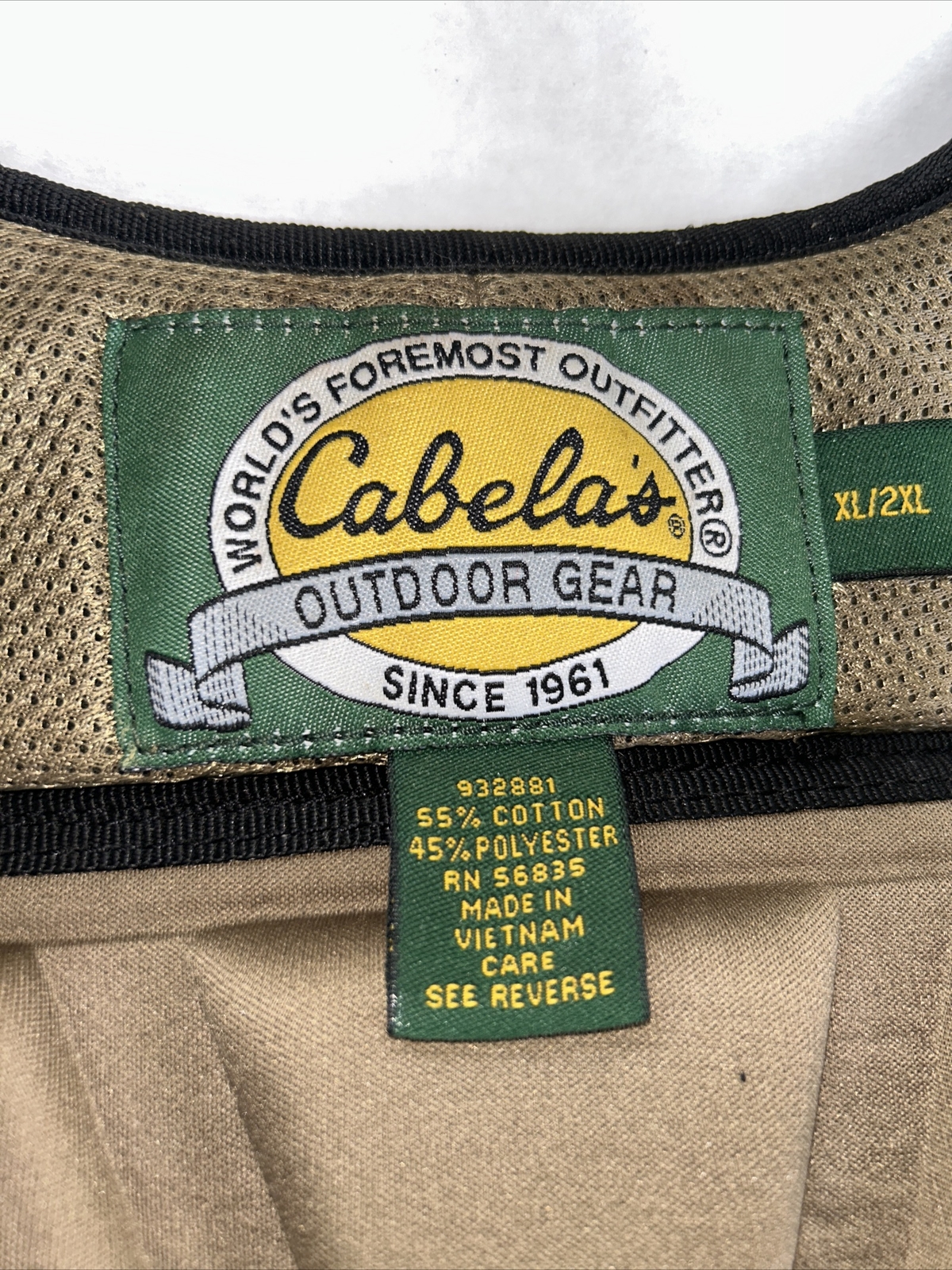 Cabela’s Turkey Hunting Vest With Seat Backpad Camo Pockets Excellent Condition eBay