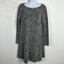 Gap Sheath Dress Sz M Heathered Gray Long Sleeve Knee Length Knit
