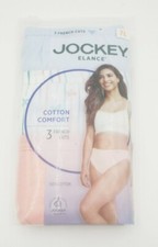 Jockey 3-Pack Elance French Cut Panty 7/L Cotton Comfort Underwear 100 Cotton