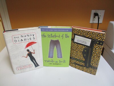 LOT/3 Books HC Books Sisterhood Nanny Diaries Secrets Hollywood Life- Womens 