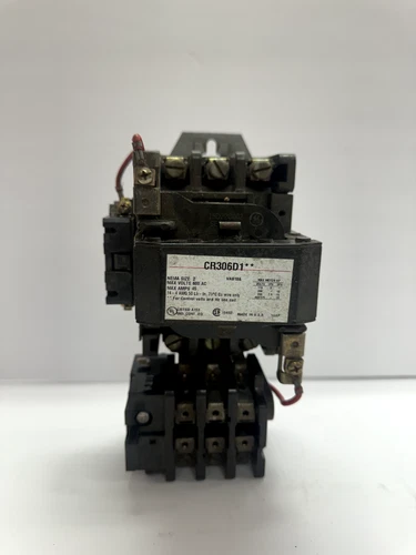 GE Nonreversing Magnetic Motor Starter, No Enclosure NEMA Rating, 120V AC, 3Pole