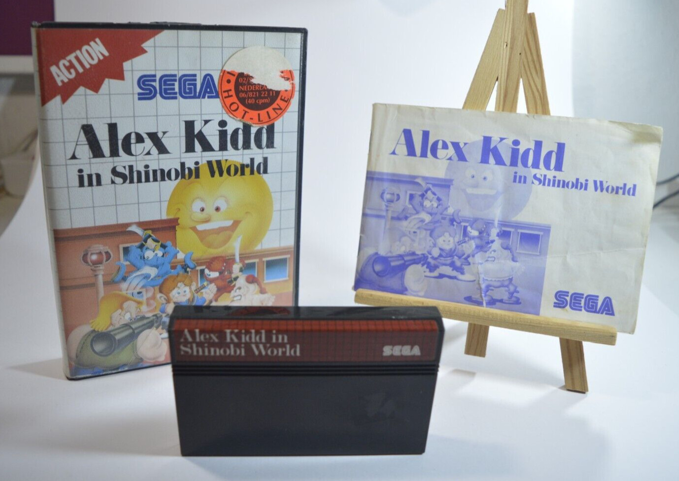 Jeu Master System /Sega Game Alex Kidd in Shinobi World complet PAL original CIB