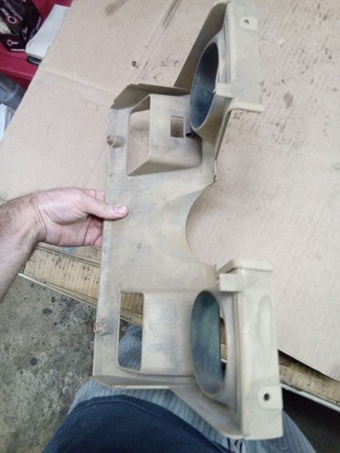 87-95 Jeep Wrangler Yj Steering Column Panel Speedometer Tach Trim - Picture 8 of 10